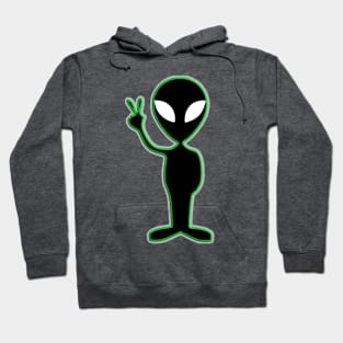 alien peace dude Hoodie